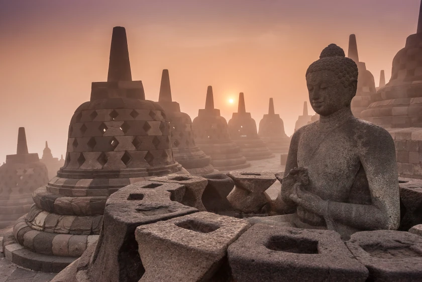Paisajes de Java y Bali